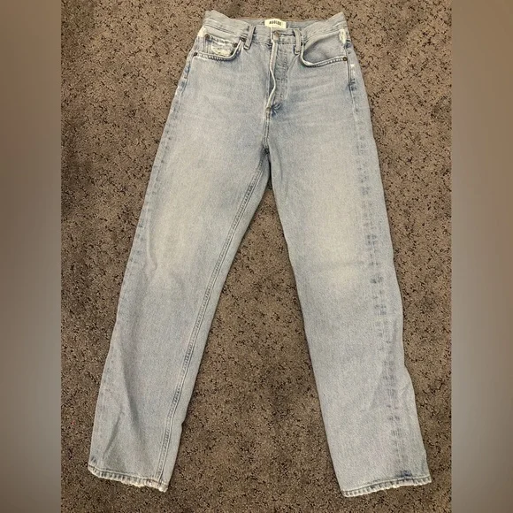 Agolde denim 90's Mid Rise Loose Fit jeans | size 23 - Picture 4 of 10
